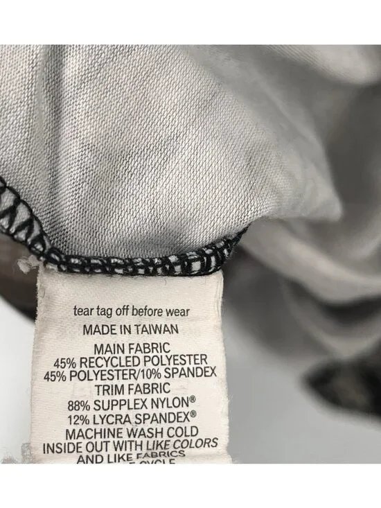 PRANA Women's Black Geo Floral Shelf Bra Stretch Strap Dress XL - Picture 4 of 6